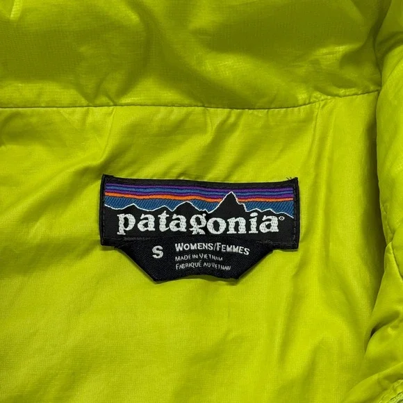 Patagonia Nano Puff Pullover Womens Small Lime Green Quilted Primaloft Jacket - Picture 3 of 14